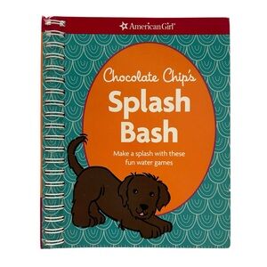 American Girl Doll Chocolate Chip's Splash Bash Spiral Bound Book With Stickers